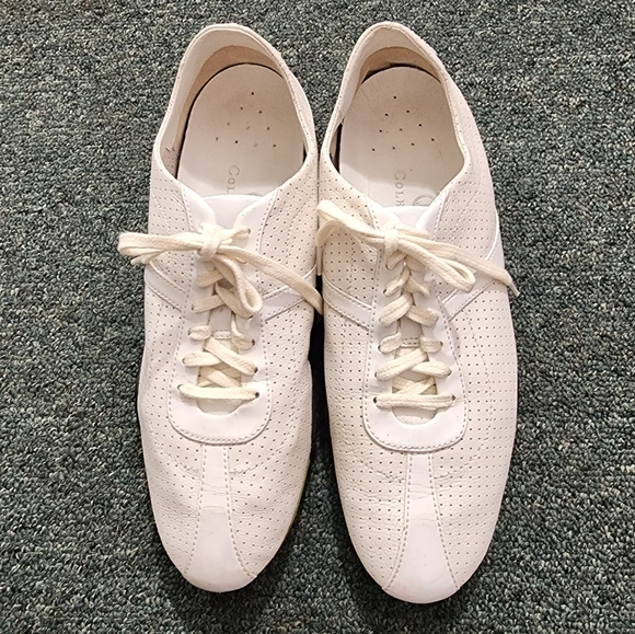 Cole Haan Nike Air Shoes Golf Off White  Size 8B - Picture 7 of 13